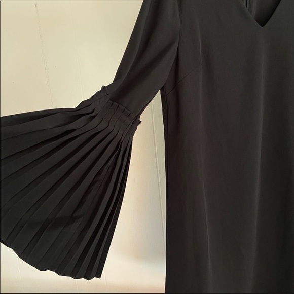 Cynthia Steffe little black bell sleeve sheath dress - Picture 6 of 7